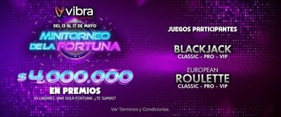 Torneo de la Fortuna Vibra promotion banner